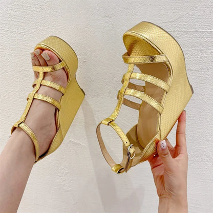Bubbly Highs Wedges Sandals