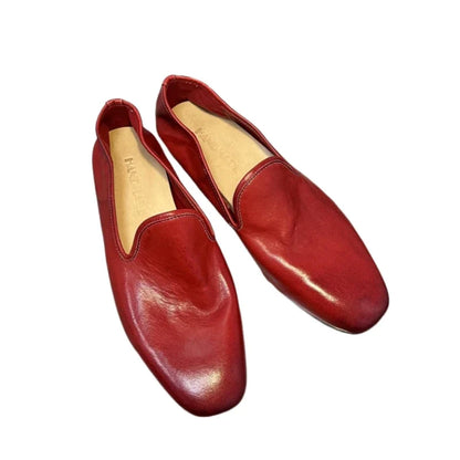 Solid Lightweight Genuine Leather Loafers