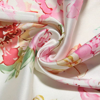 Burning Flower Midi Dress