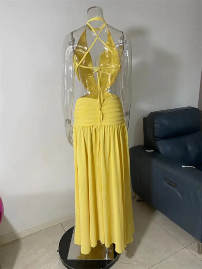 Her Quiet Exit Long Dress