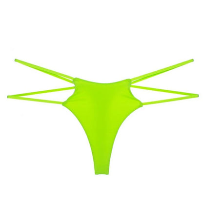 Sexy Double Straps 3Pcs Thongs