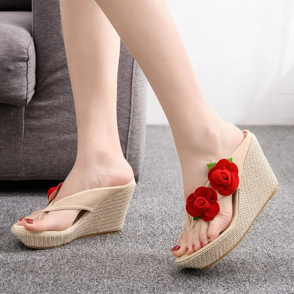 Guess I'm Not Shy Wedges Sandals