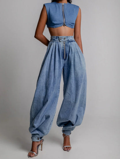 Rise And Radiate Harem Jeans