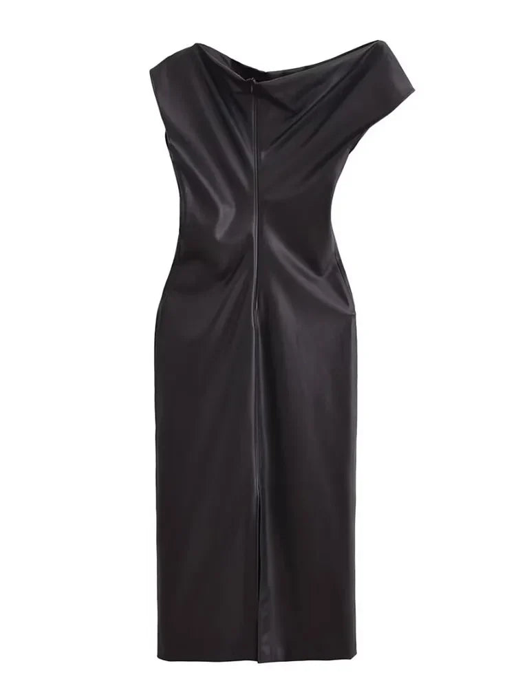 Runnin' With The Devil Midi Dress