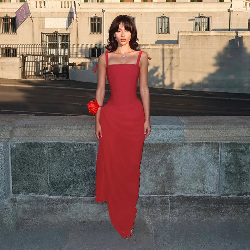 Sharing This Lonely View Maxi Dress