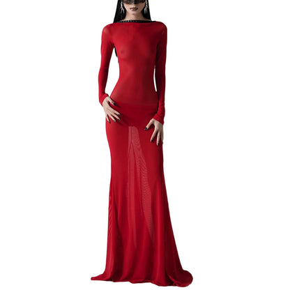 Painted Lies Long Dress