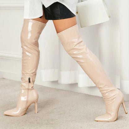 Coming From Echoes Over-the-Knee Boots