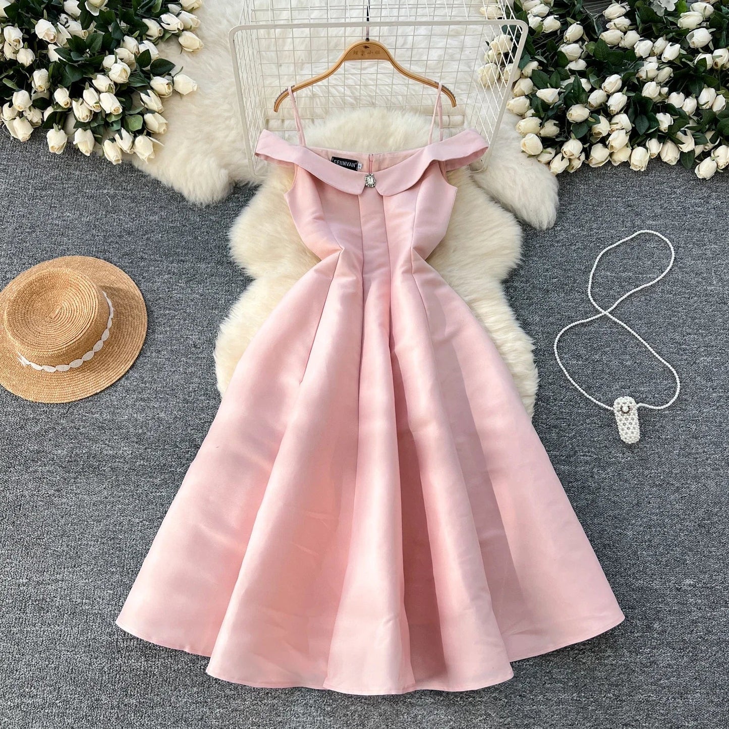 Shadows Into Light Midi Dress