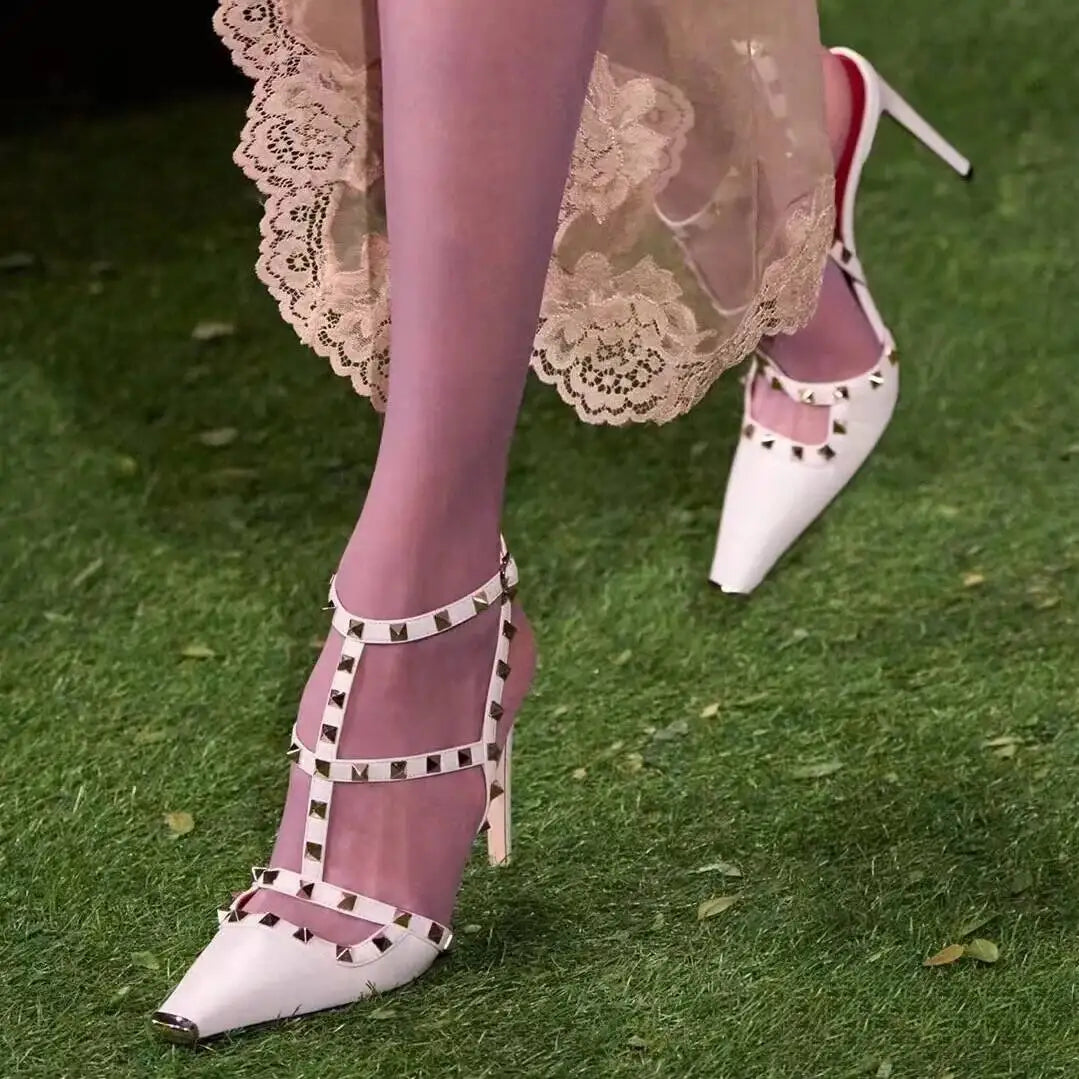 Square Headed Top Rivet Pump Shoes