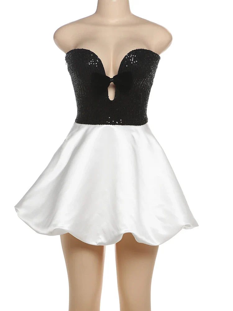 Shadow Crush Mini Dress