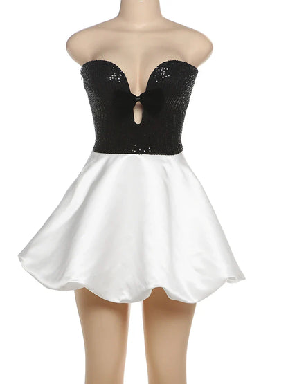 Shadow Crush Mini Dress