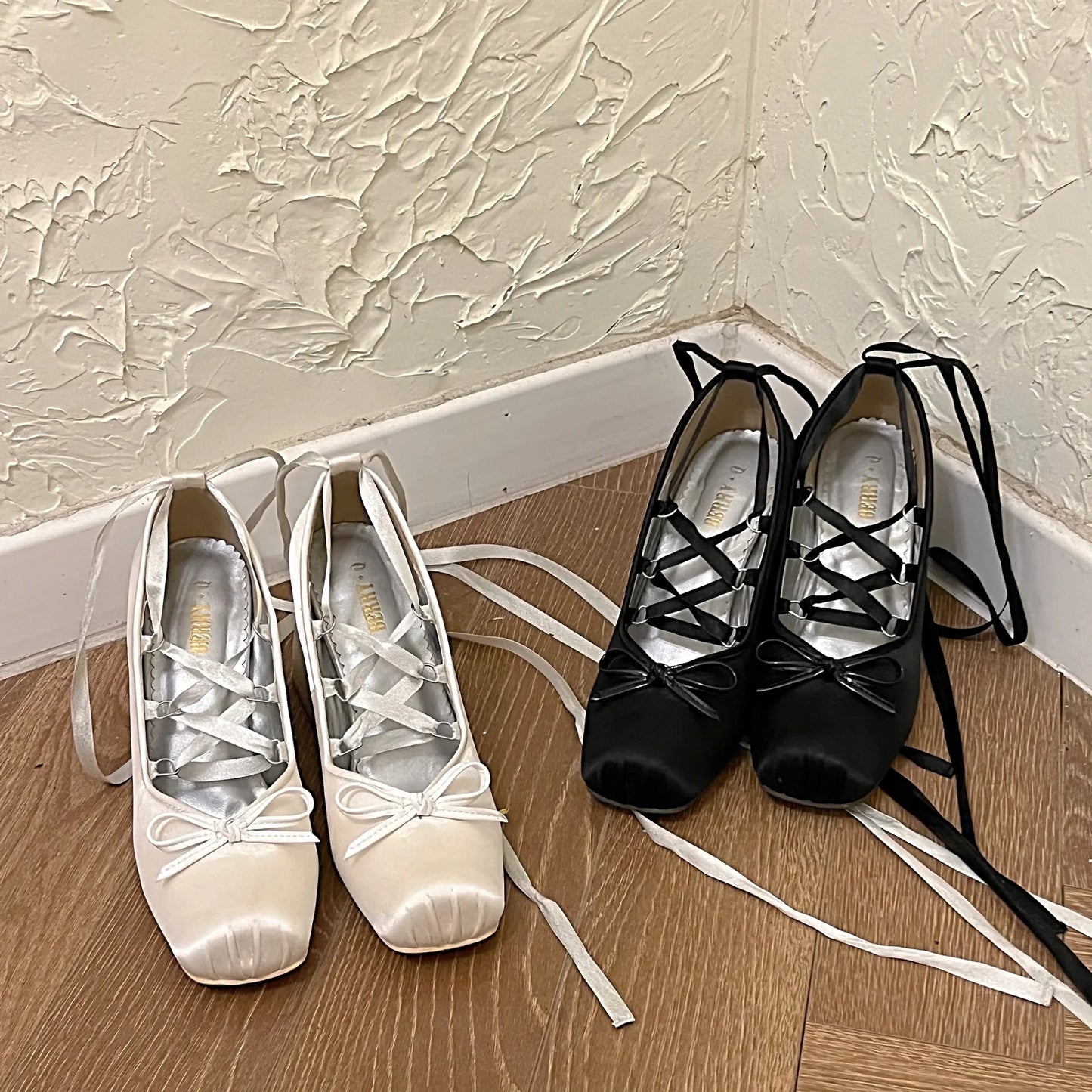Famous Last Words Chunky Heels Shoes