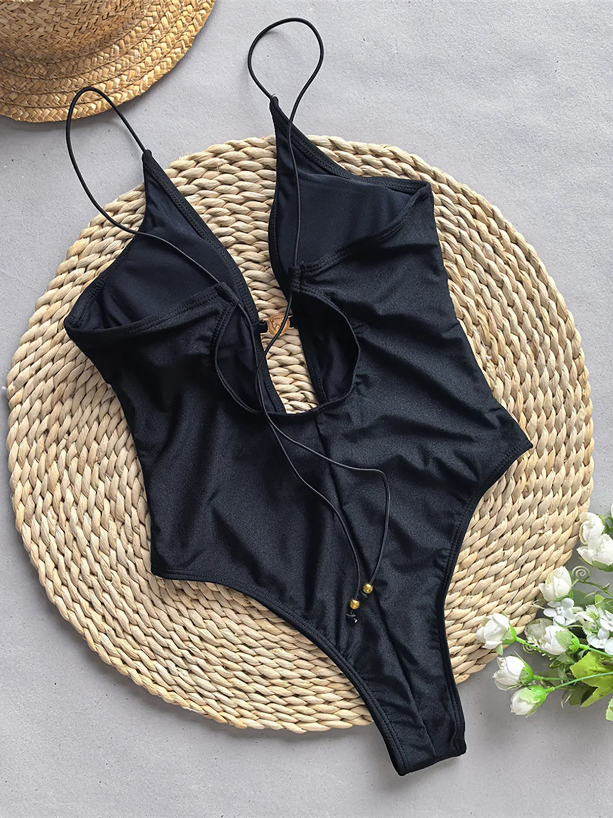Deep Metal V-Neck Monokini