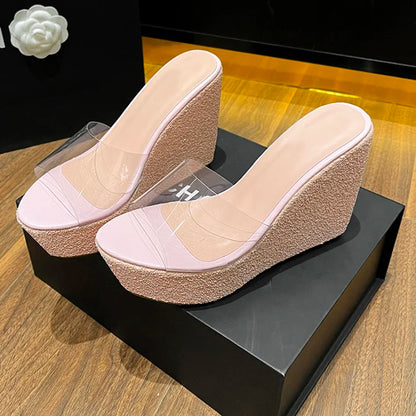 Dew-Kissed Wedges Sandals