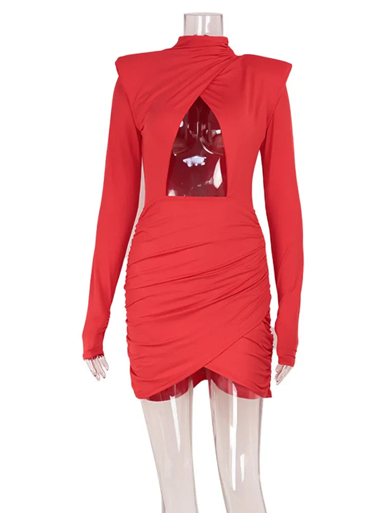 Fiery Soul Bloom Mini Dress