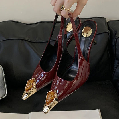 Teddy Tantrum Slingback Shoes