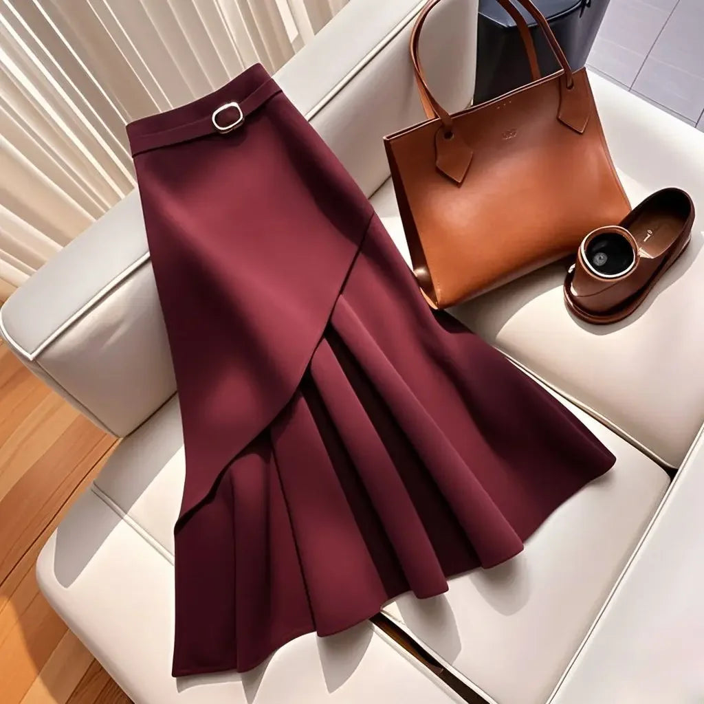 Built A Legacy Midi Skirt