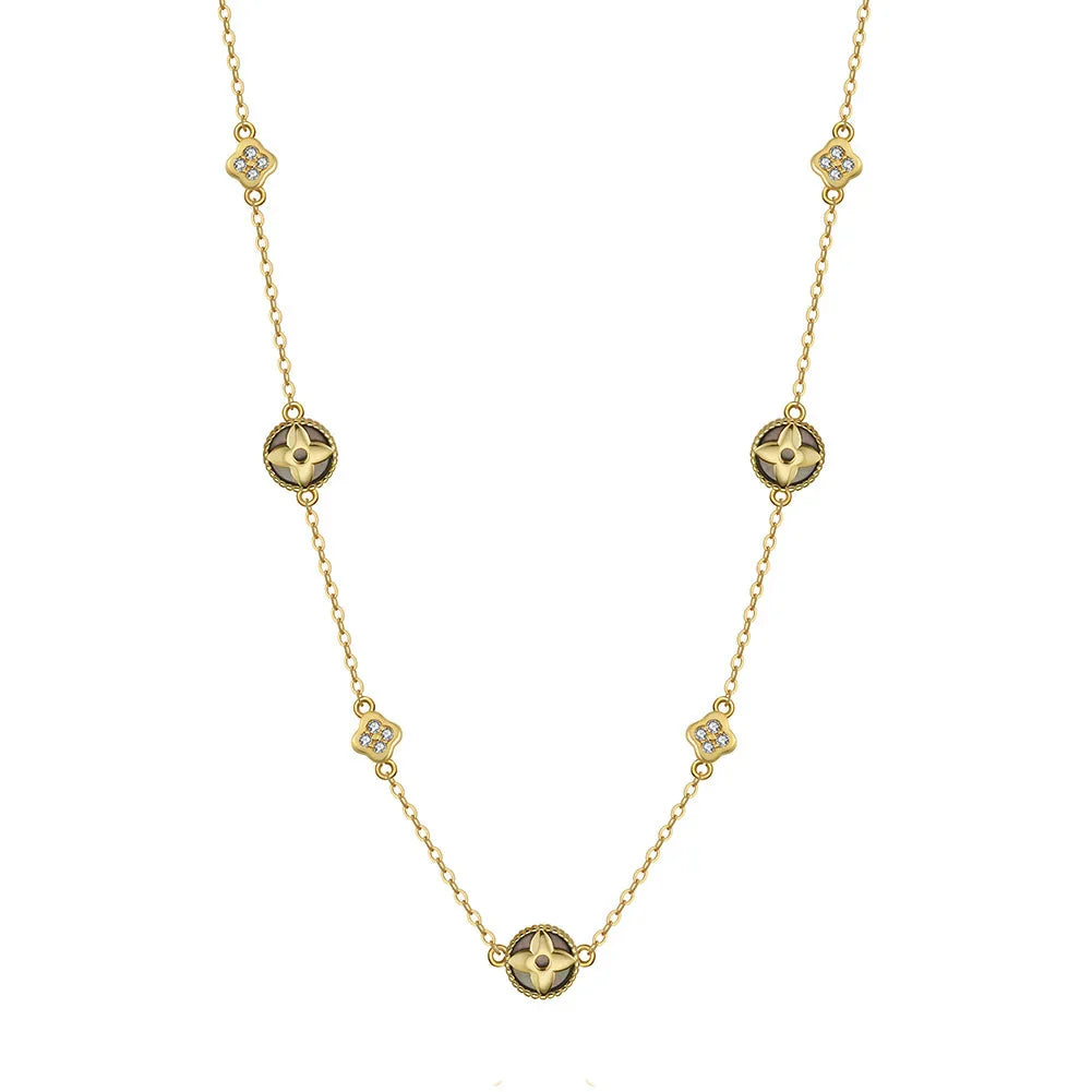 Gold Rush Secrets Station Necklace Set