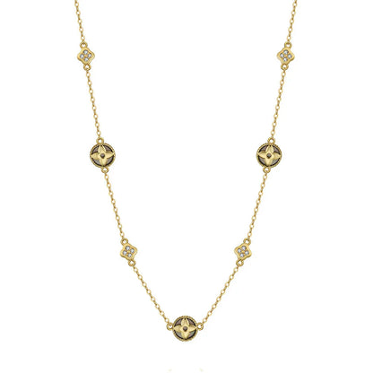 Gold Rush Secrets Station Necklace Set