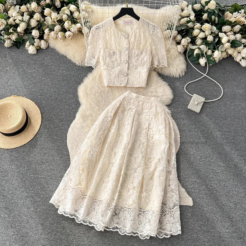 Nebula Embrace Skirt Set