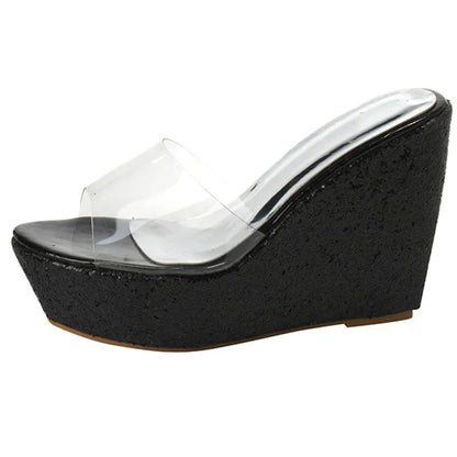 Dew-Kissed Wedges Sandals