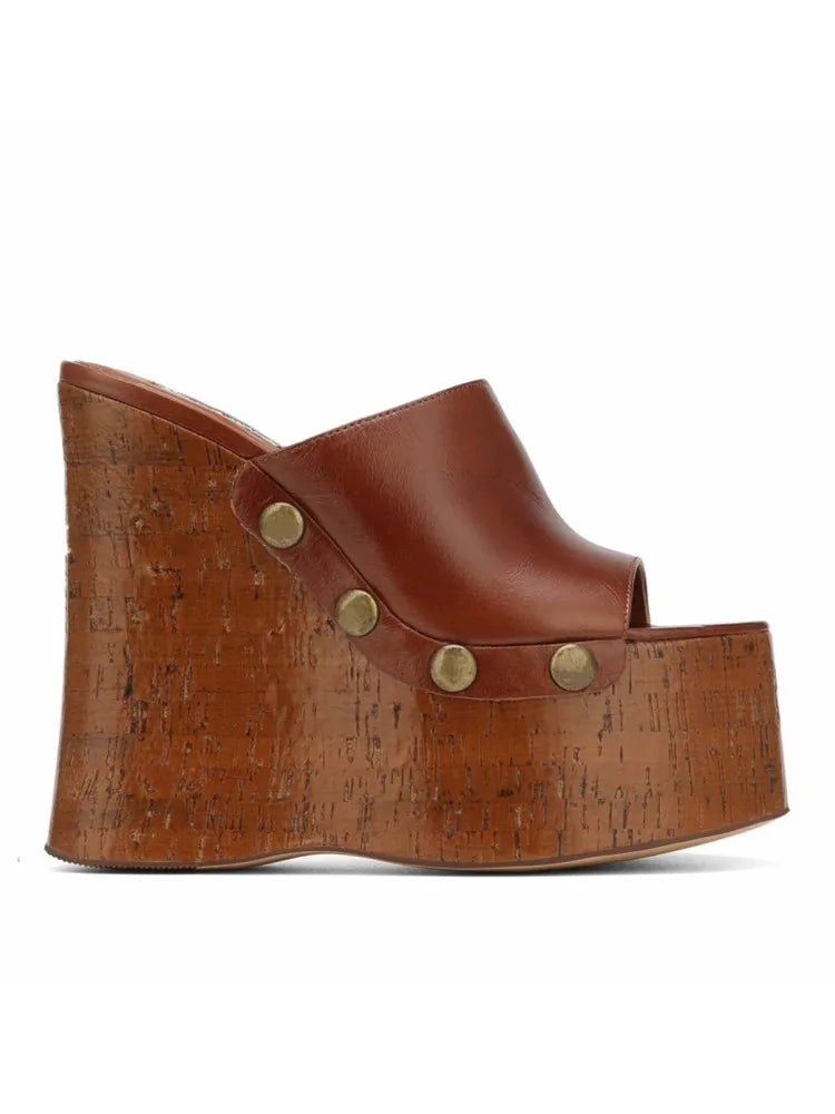Ride or Lie Wedges Sandals