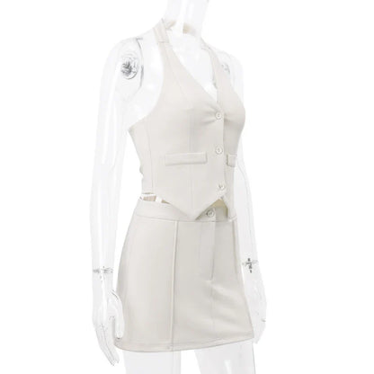 Plagued By The Memories Skirt Set