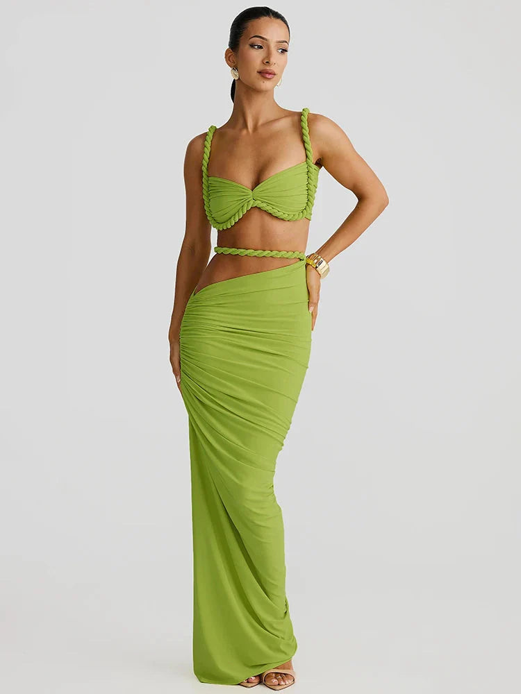 Pace Yourself For Me Skirt Set