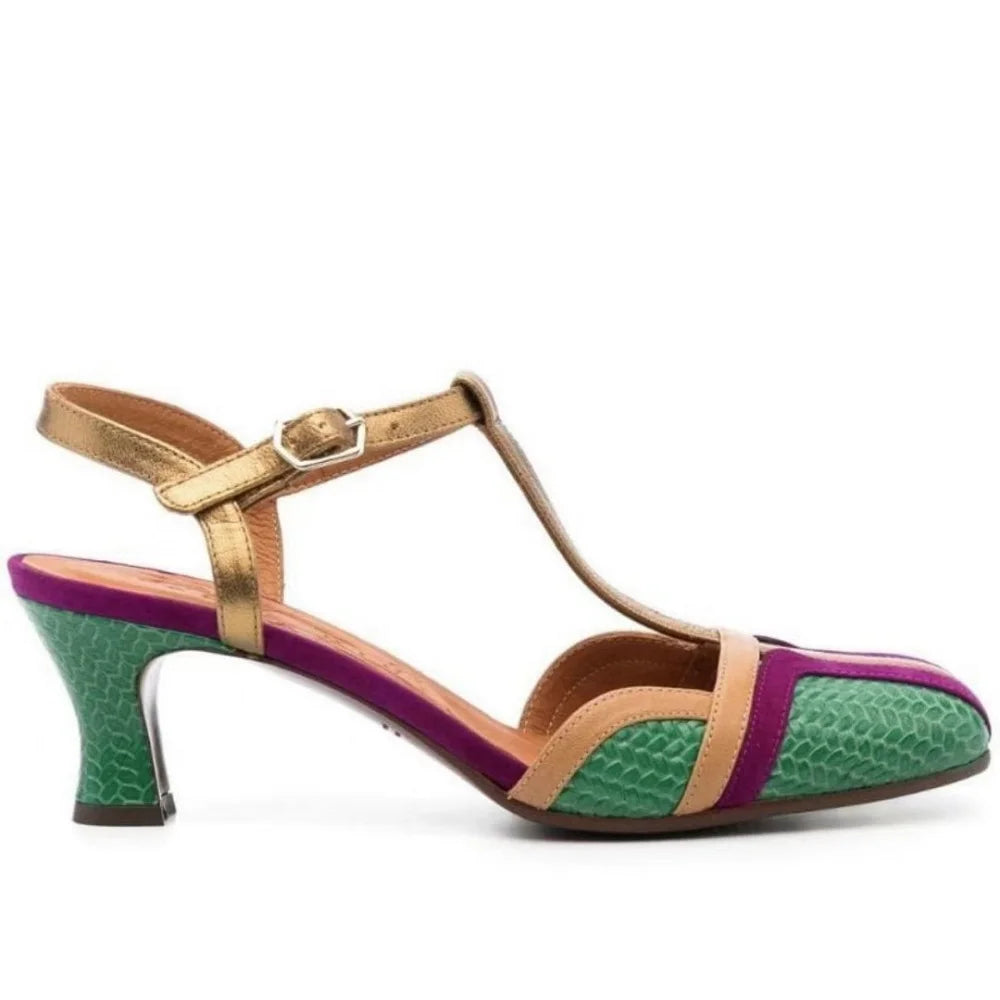 Retro Buckle Strap Pumps Shoes