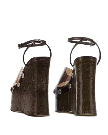 Ride or Lie Wedges Sandals
