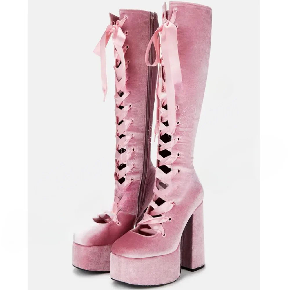 In A Beautiful Dream Knee-High Boots