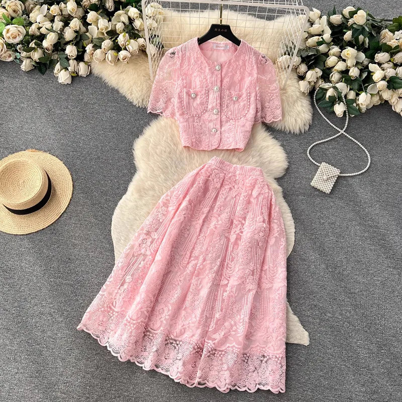 Nebula Embrace Skirt Set