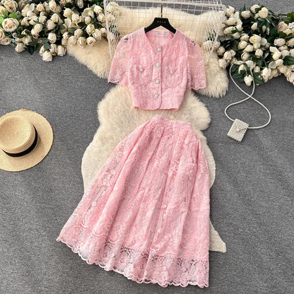 Nebula Embrace Skirt Set