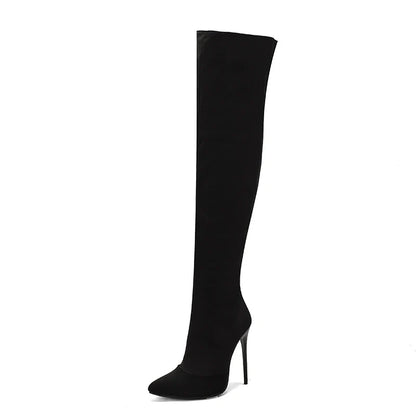 Shadow Raider Thigh High Boots