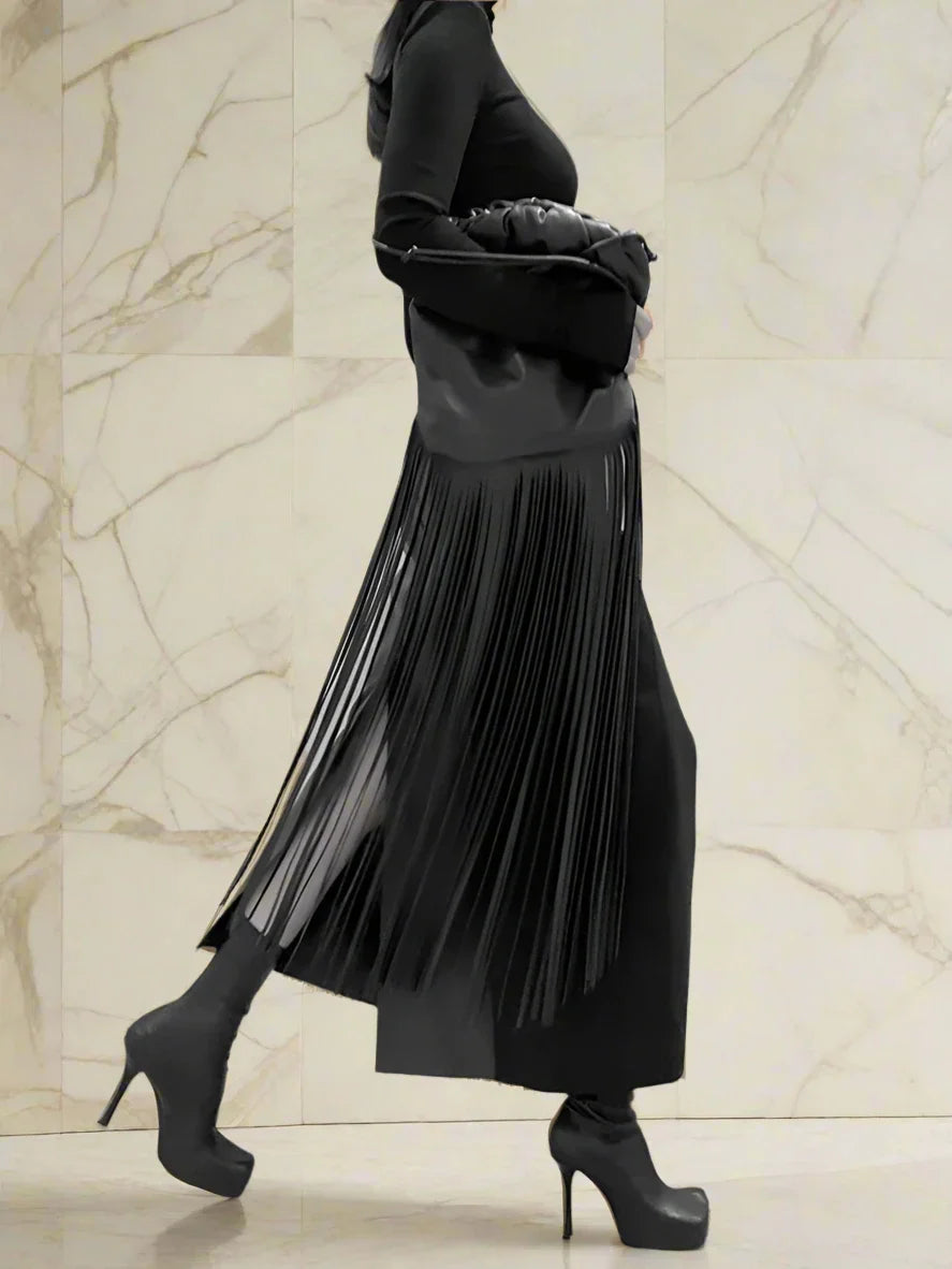 Tracing The Wind Midi Skirt