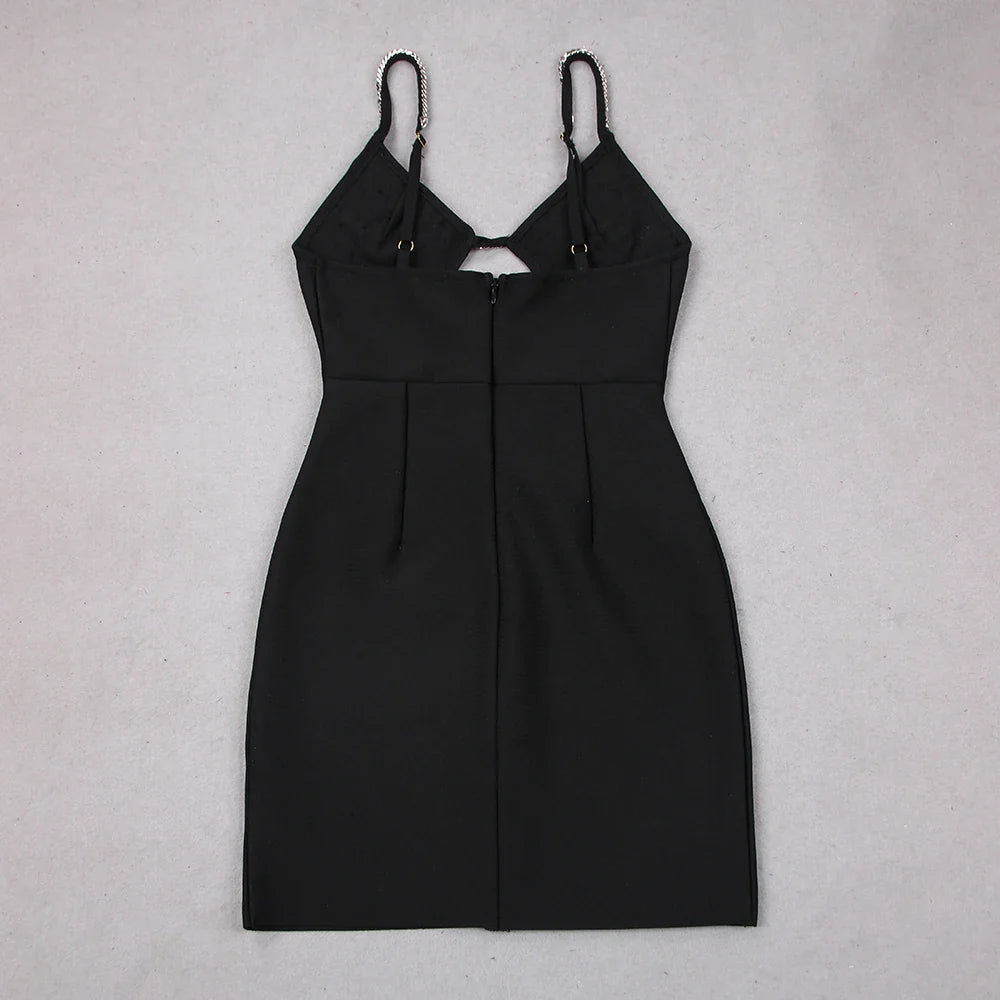 Wave's Heartbeats Mini Dress