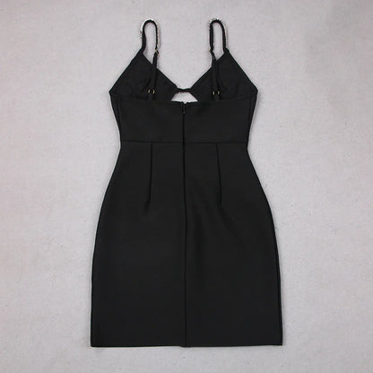 Wave's Heartbeats Mini Dress