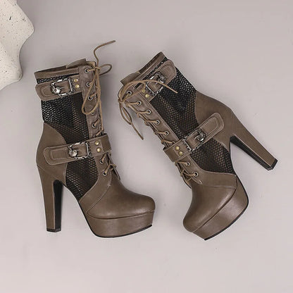 Glamour Tear Mid-Calf Boots
