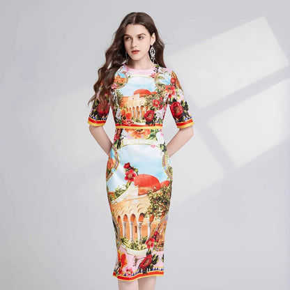 Cry Out In The Night Midi Dress