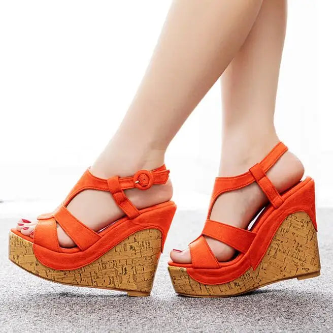 Darling Heartline Wedges Sandals