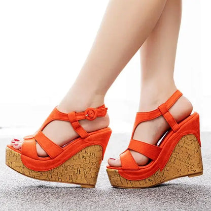 Darling Heartline Wedges Sandals
