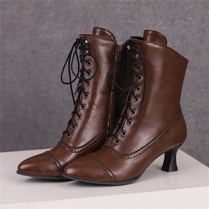 Iron Rose Ankle Boots