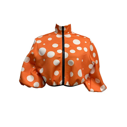 Modish Printed Zipper Jacket
