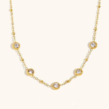 Eyes Like Midnight Station Necklace
