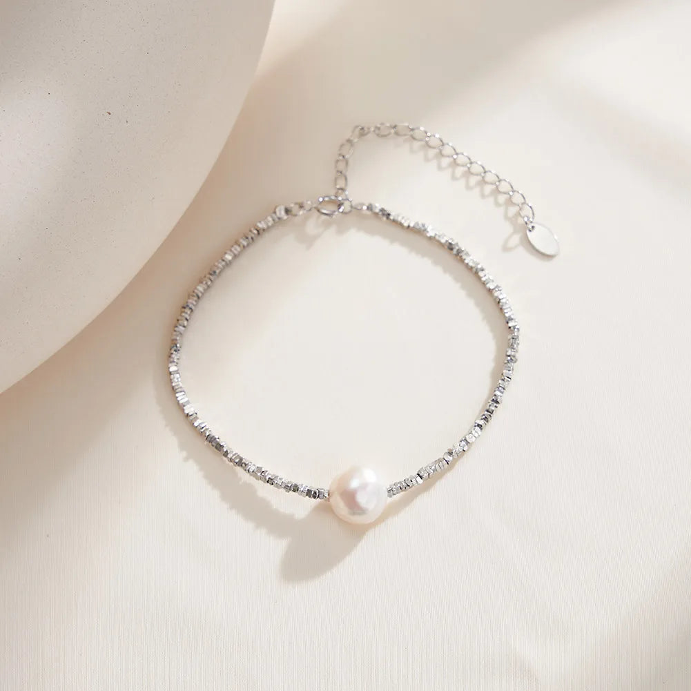 Still Falling Up Pearl Necklace Set