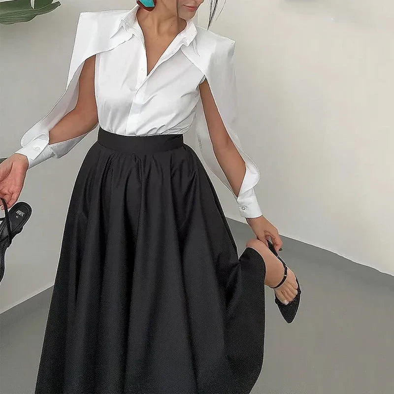 Distorted Grace Skirt Set