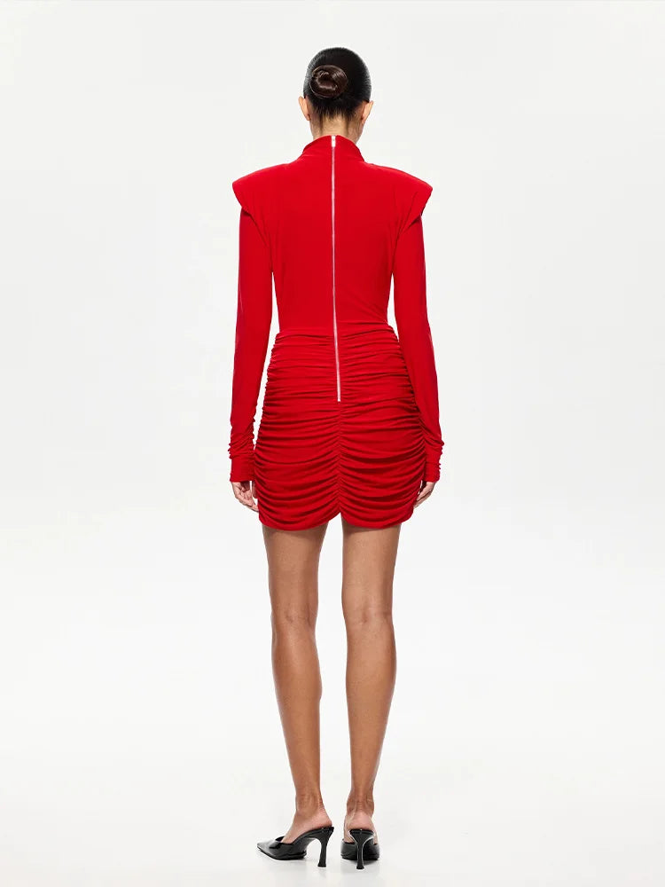 Fiery Soul Bloom Mini Dress