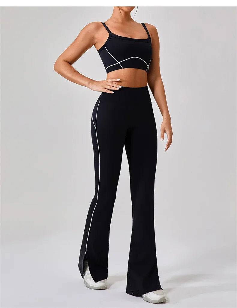 Twist and Shine Yoga Pants Set
