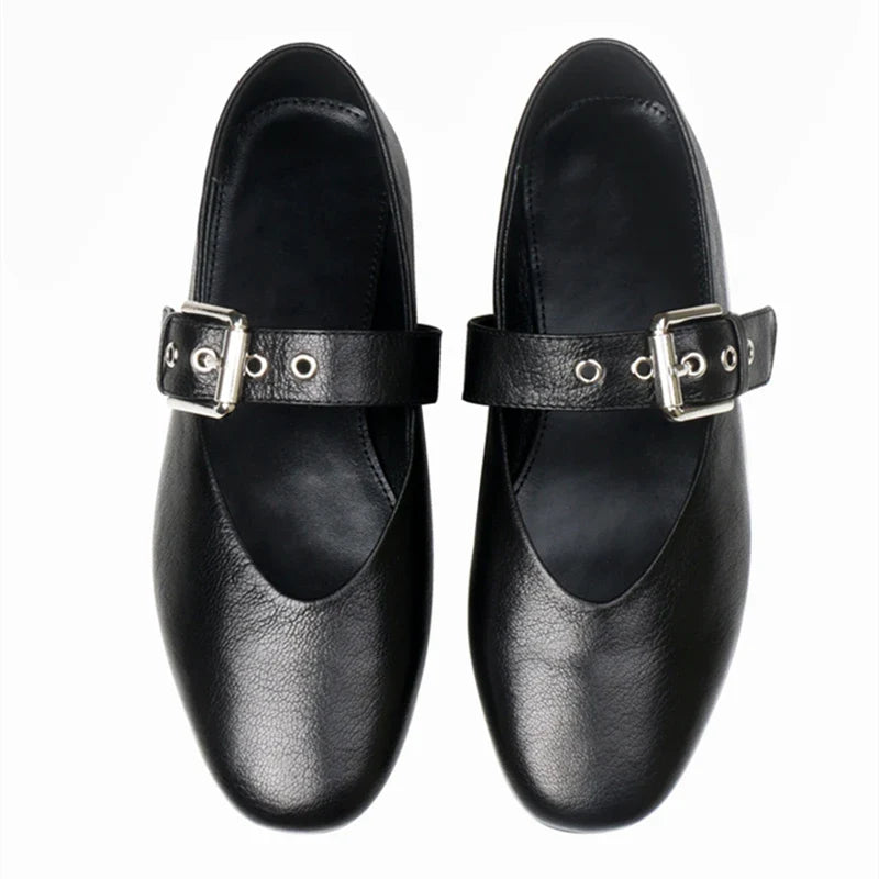 Glitter In Veins Flats Shoes