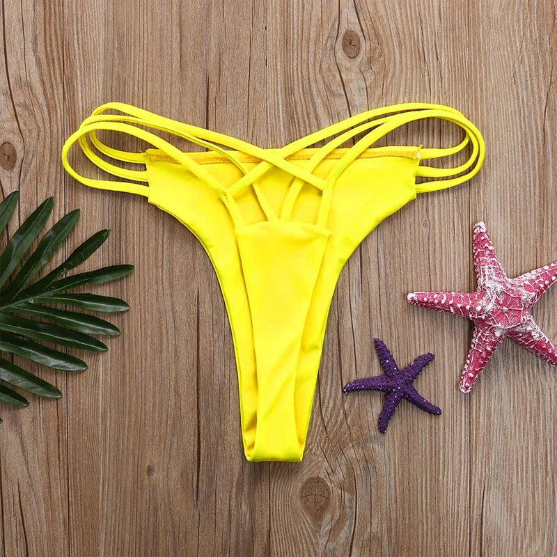 Honey Velvet Sky Thong